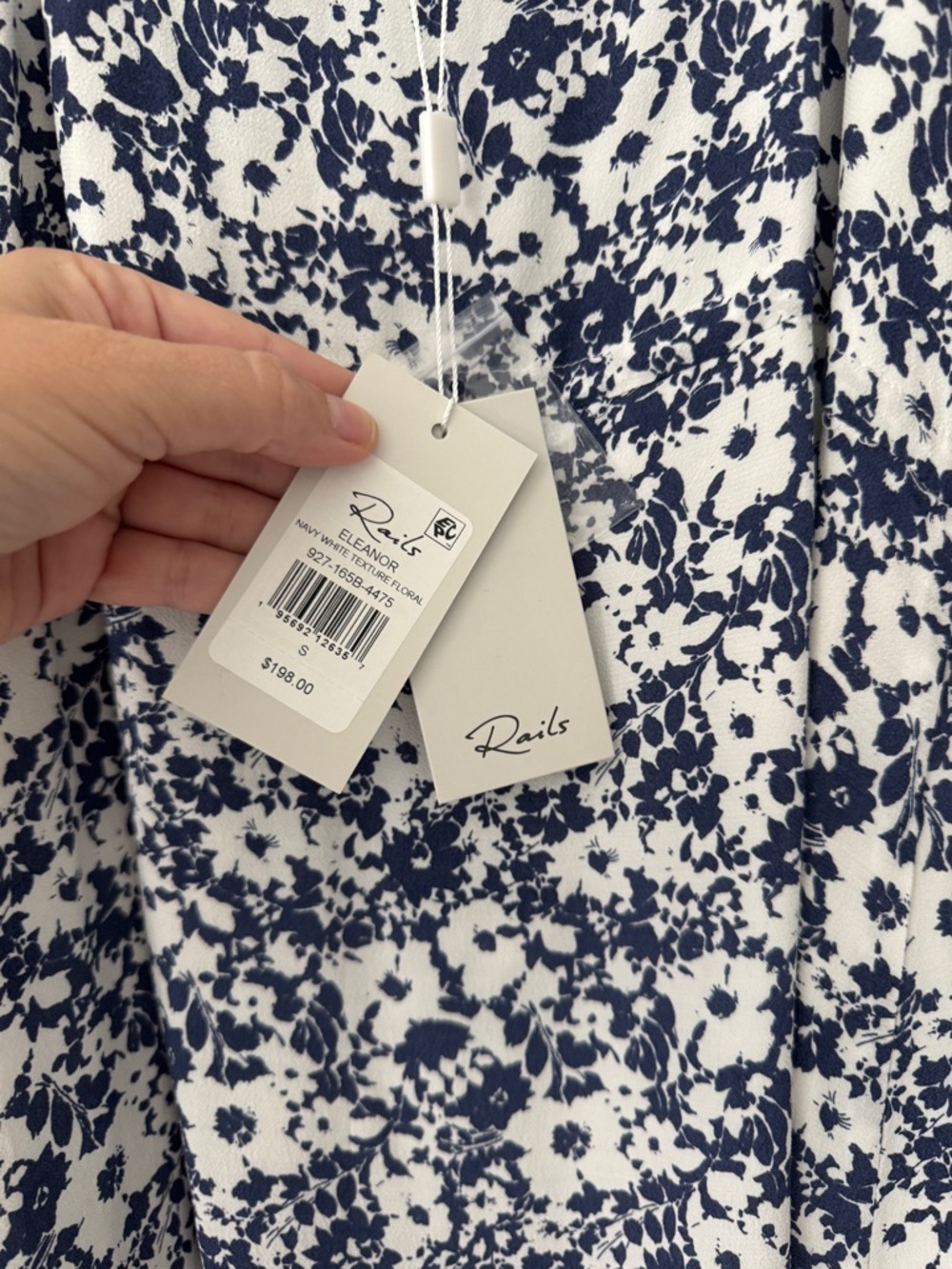 Rails Blue & White Floral Mini Sundress - Picture 10 of 10